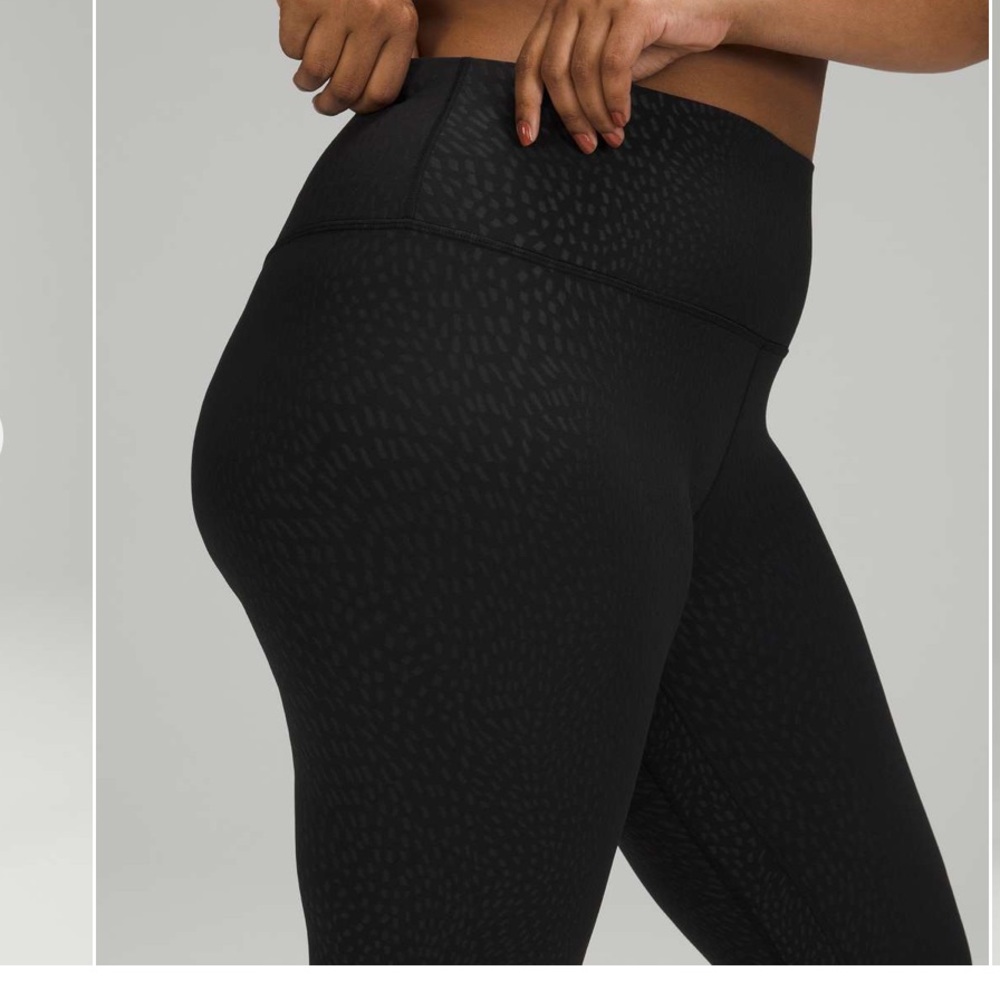 lululemon athletica align Jewel Emboss Black Leggings